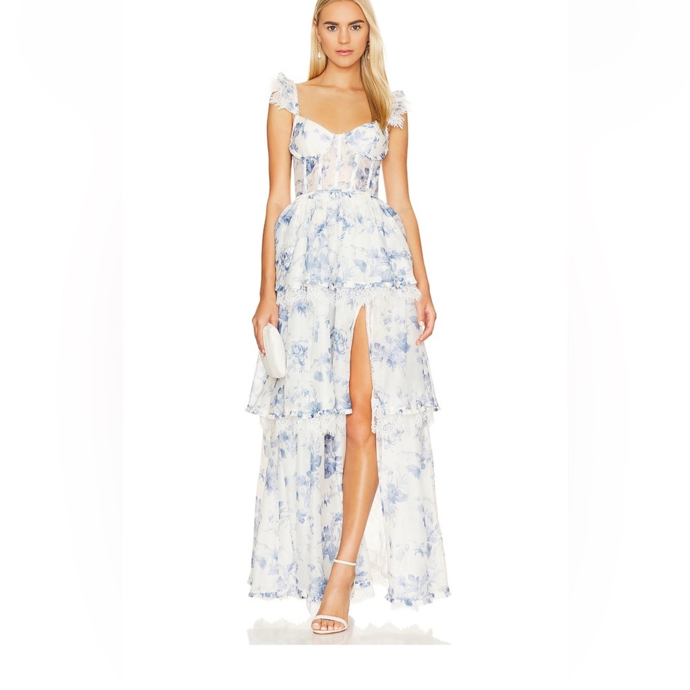 V. Chapman Jolie Gown Provencal Blue